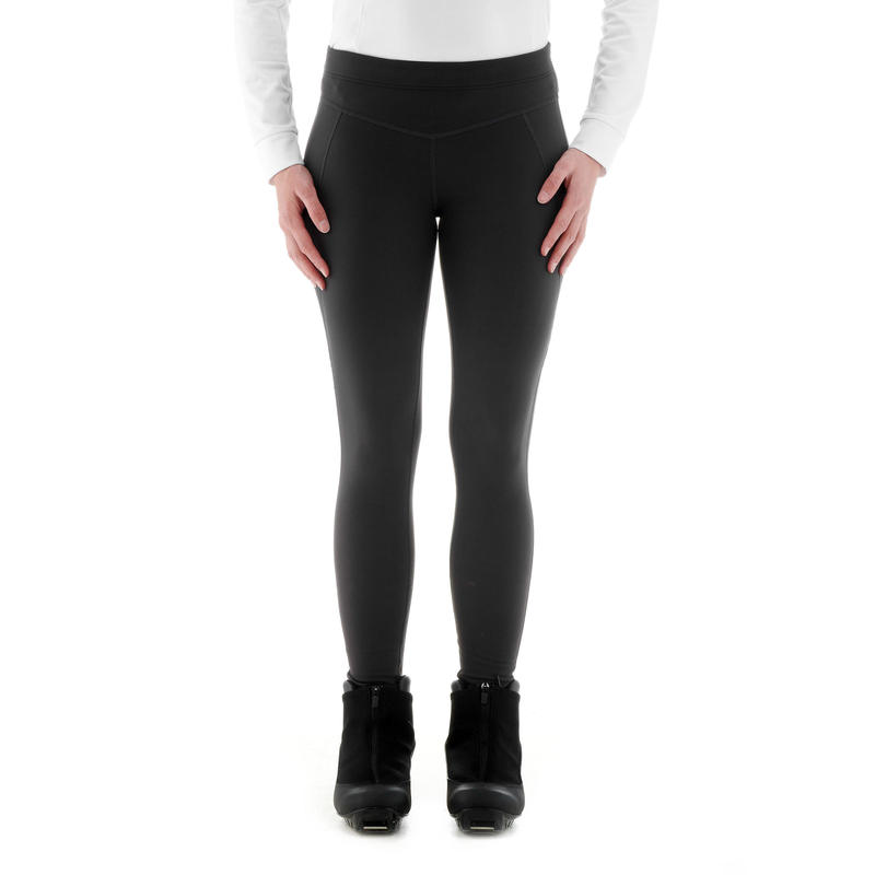 Women's Crosscountry Tights Xc S 100 Black Decathlon