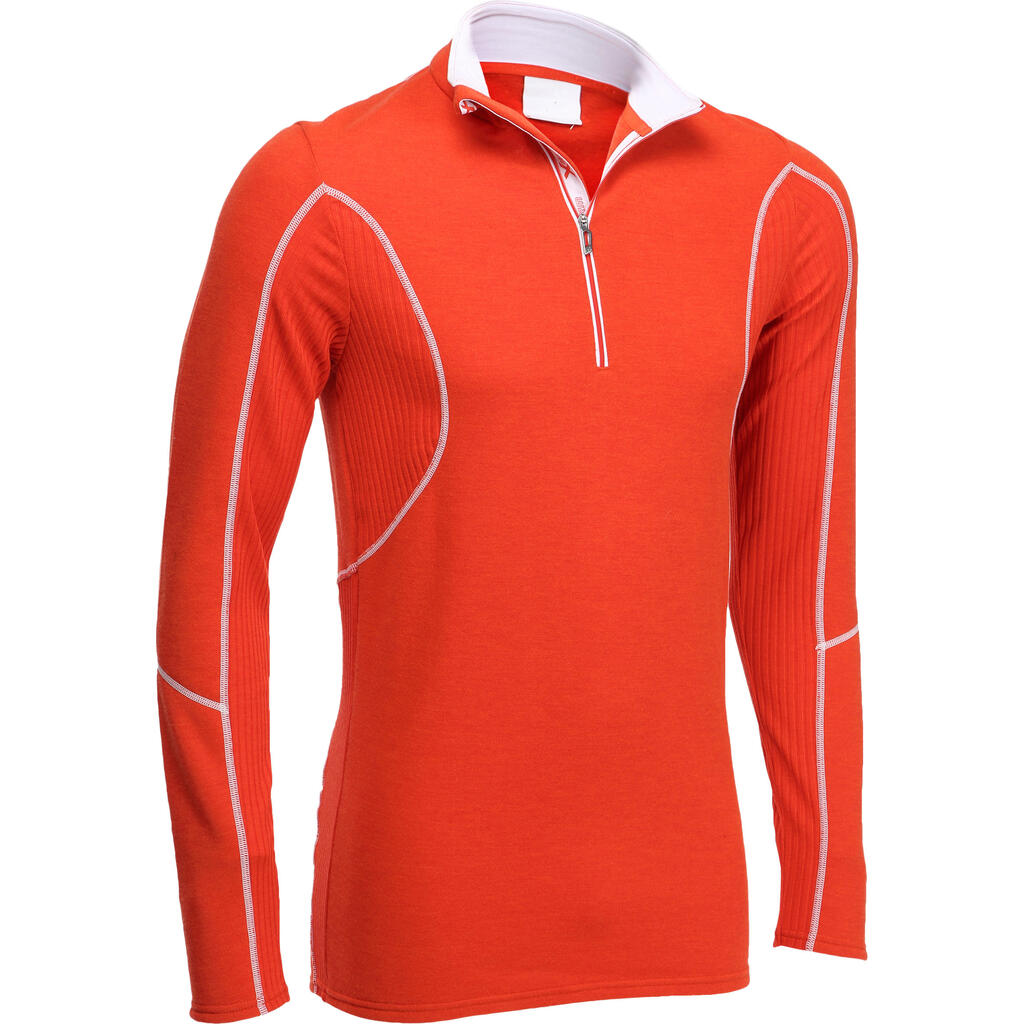 Wed'ze x warm ski base layer - orange