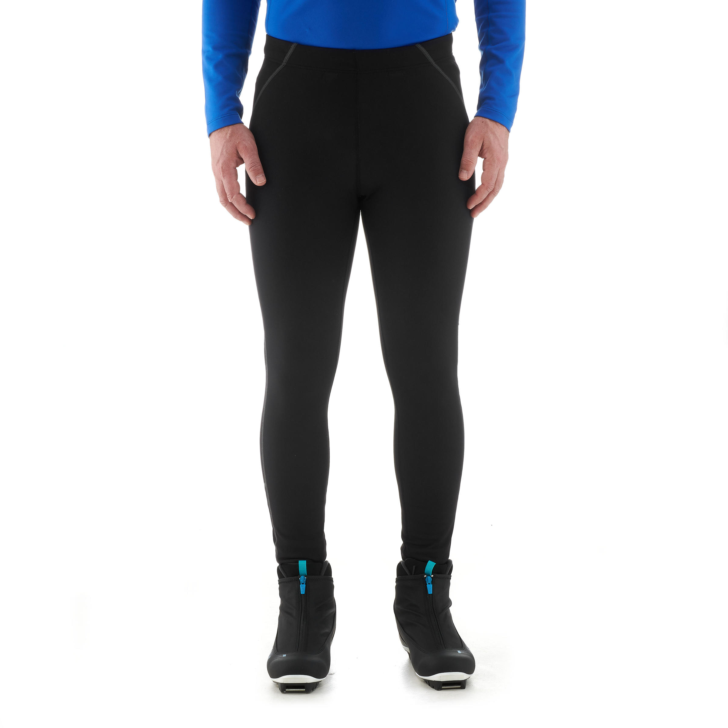 Men's Cross-Country Tights - XC S 100 Black | Decathlon