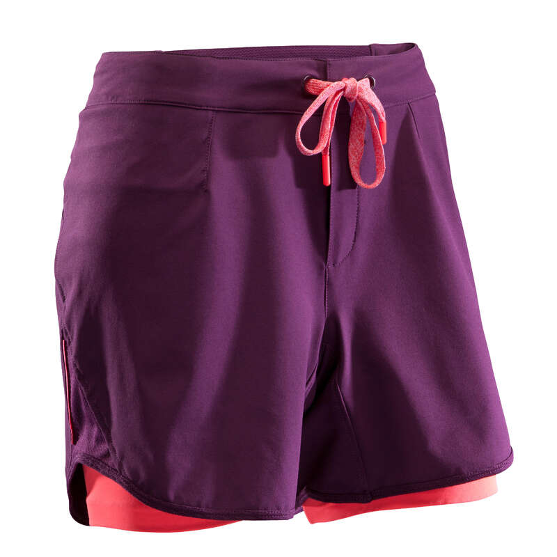 W WARM WEATHER ST MTB APPAREL Clothing - ST 500 Women's Padded MTB Shorts - Blue ROCKRIDER - By Sport