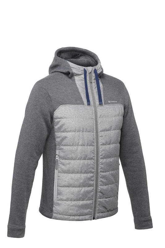 Tricot randonnée nature homme NH500 Hybride gris Tricot randonnée nature homme NH500 Hybride gris