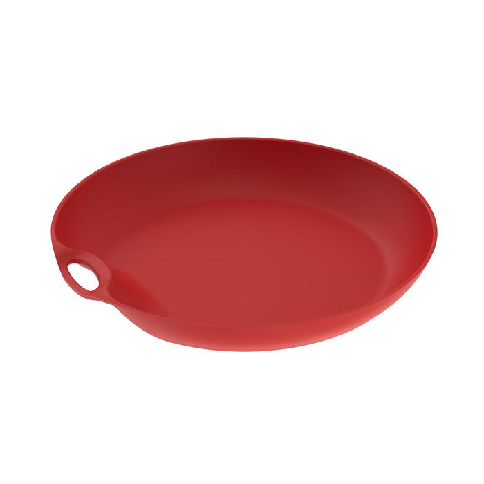 Assiette plate camp du randonneur MH100 plastique bleu (0,45 litre) Quechua Decathlon