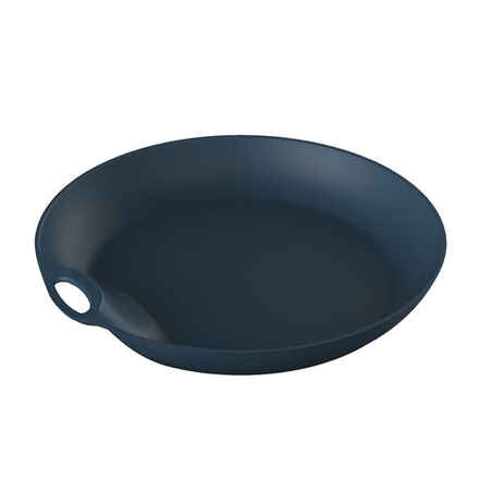 Plastic Camping Plate - Blue (0.45L)