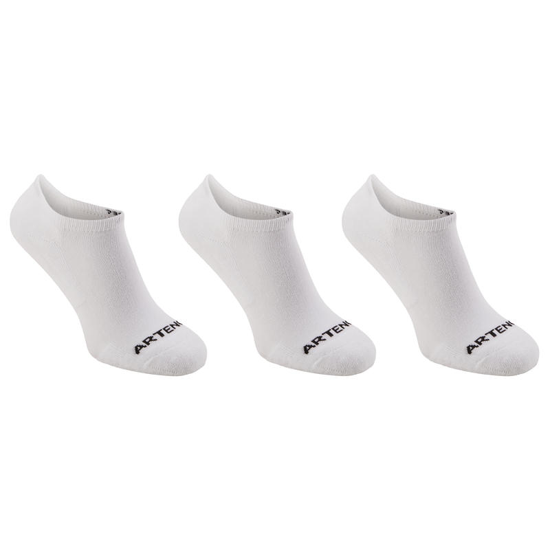 CHAUSSETTES DE SPORTS DE RAQUETTE RS 100 ADULTE X3 LOW BLANC CHAUSSETTES DE SPORTS DE RAQUETTE RS 100 ADULTE X3 LOW BLANC