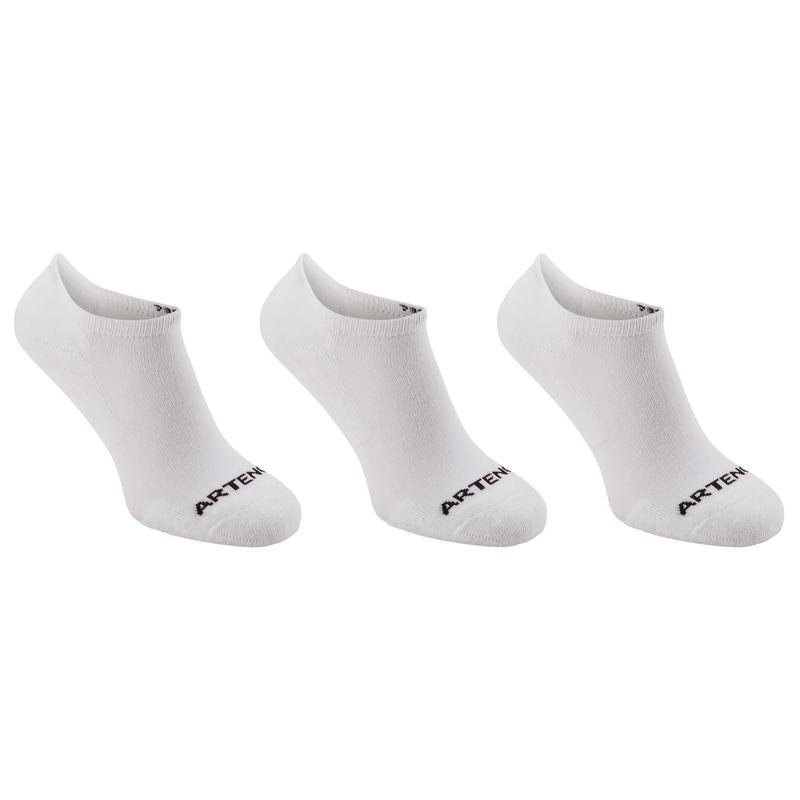 CHAUSSETTES DE SPORT BASSES RS 100 BLANCHE LOT DE 3
