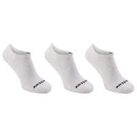 Badminton - MEIAS TÉNIS RS 100 BRANCO X3 ARTENGO - Meias de Badminton Adulto