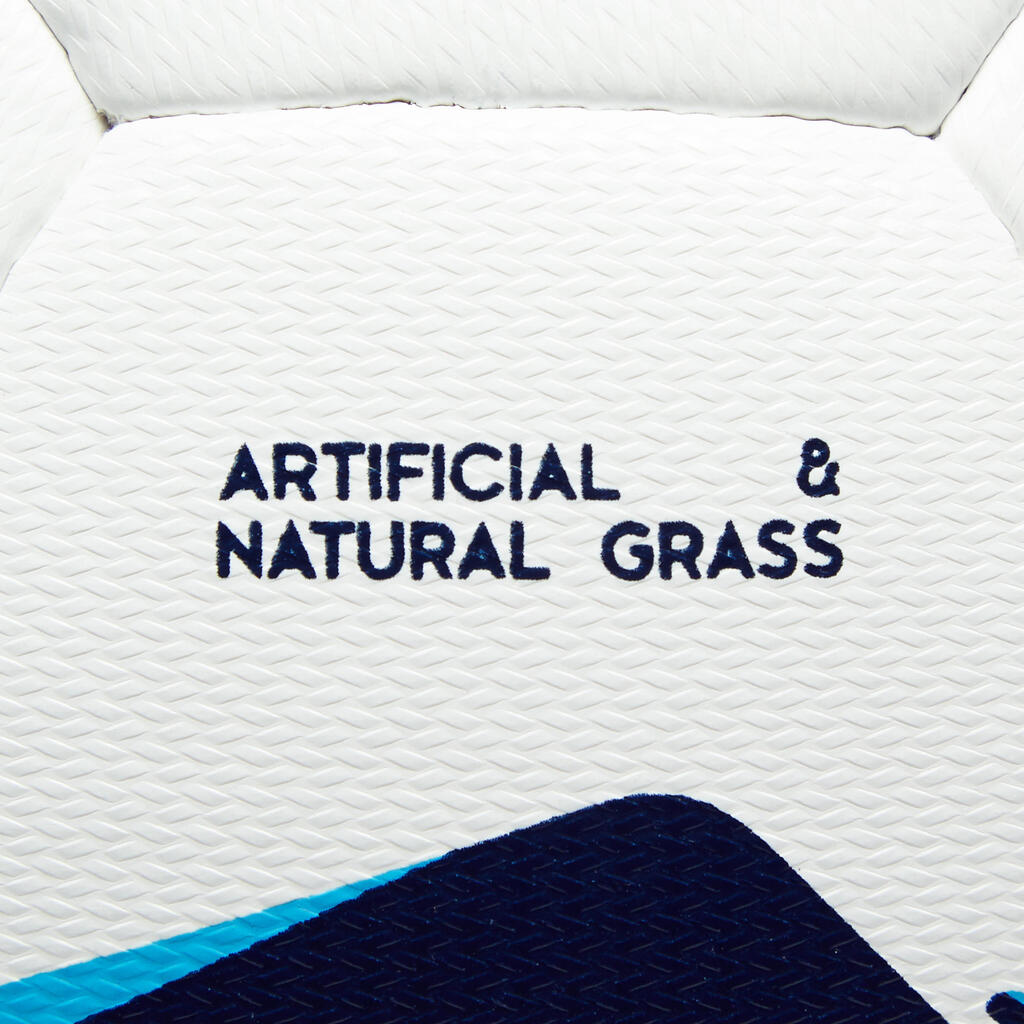 Fußball F100 Hybrid Größe 3 weiß/blau