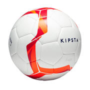 Balón de fútbol Híbrido F100 talla 4 blanco/rojo