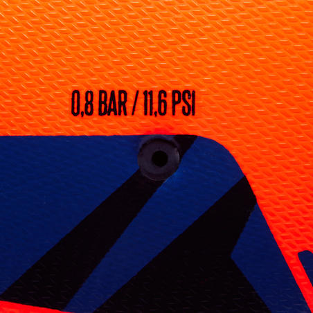 Гібридний м'яч F100, розмір 5 - Помаранчевий