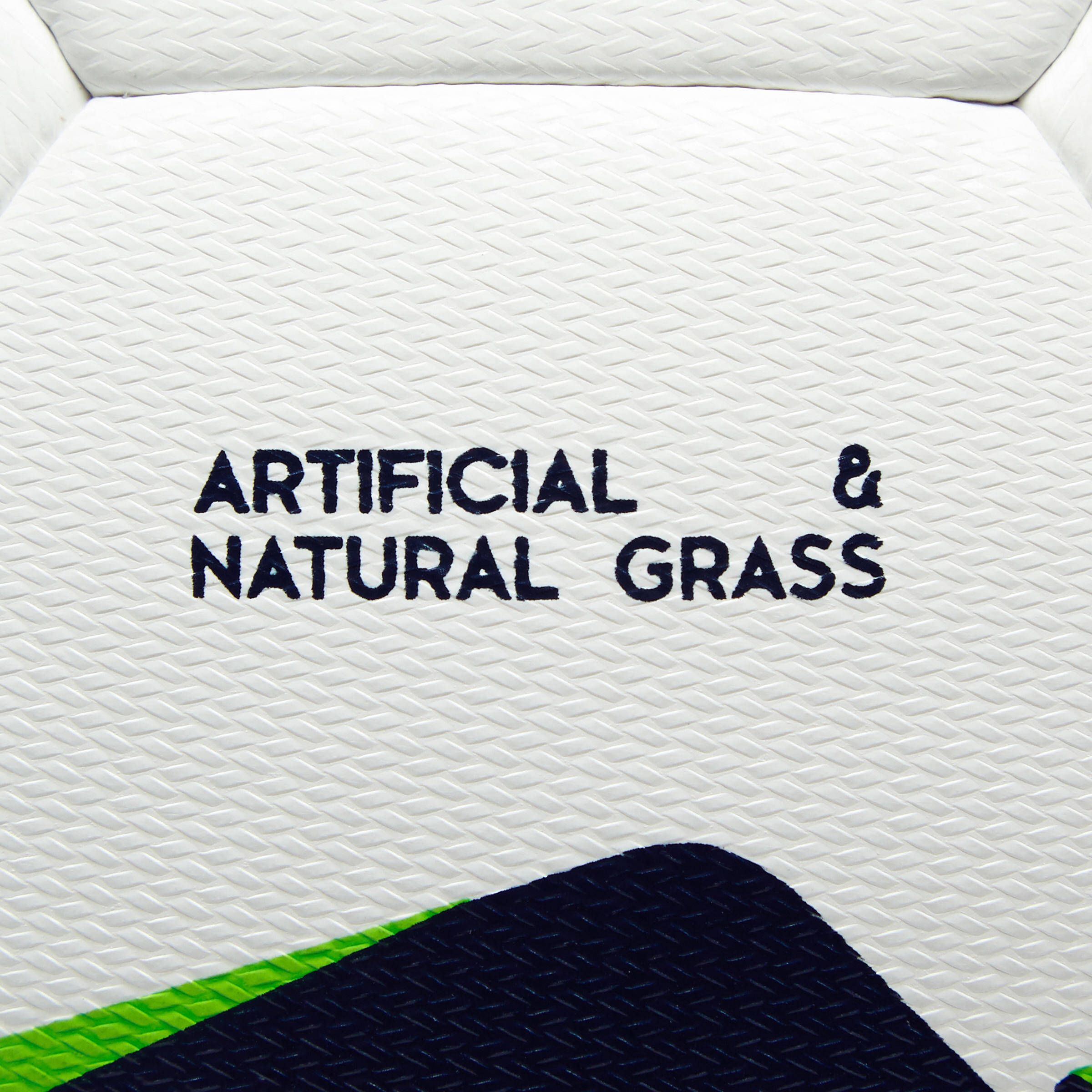 Football Ball Size 5 F100 Hybrid - White/Green -  5