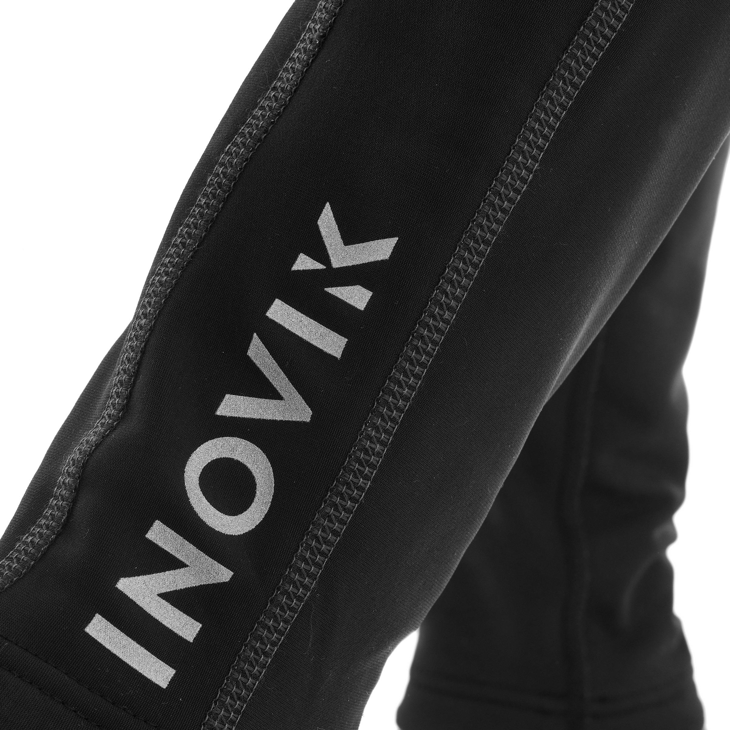 Kids' Cross-Country Ski Tights - 100 Black - Black - Inovik