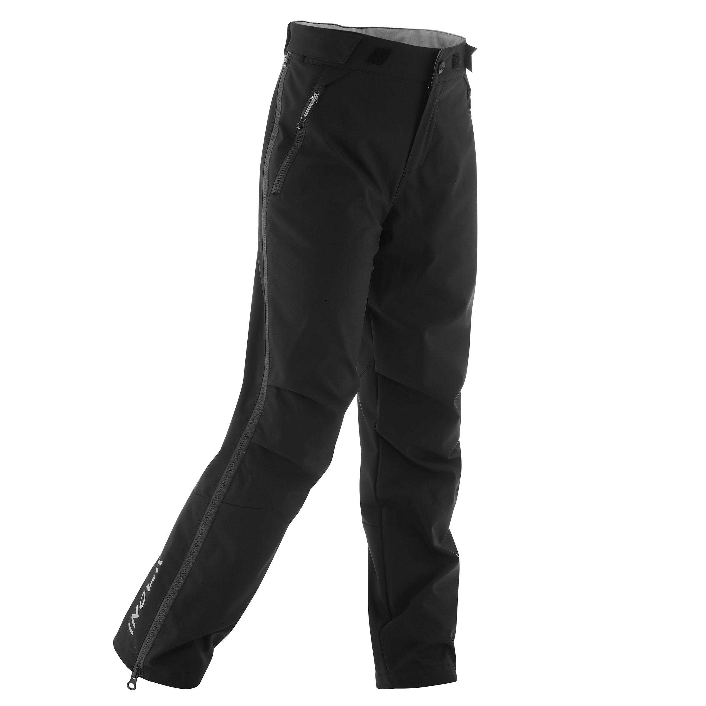 Kids Cross-Country Ski Overpants - 150 Black - smoked black - Inovik ...