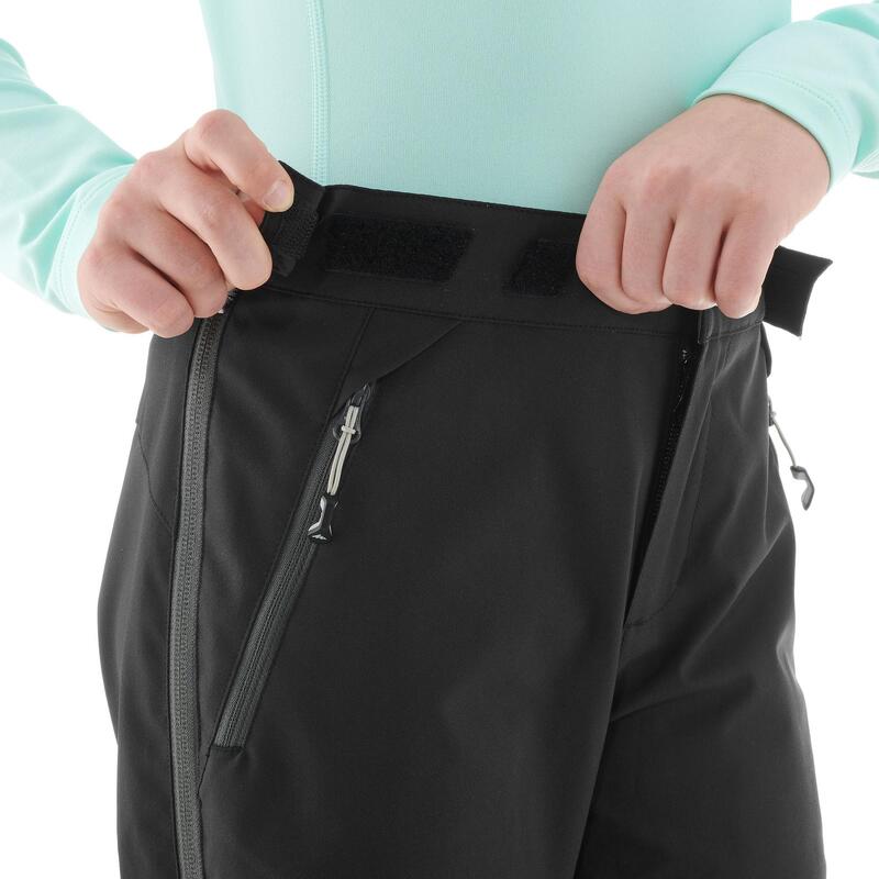 Surpantalon de ski de fond enfant, XC S OVERP 150 noir