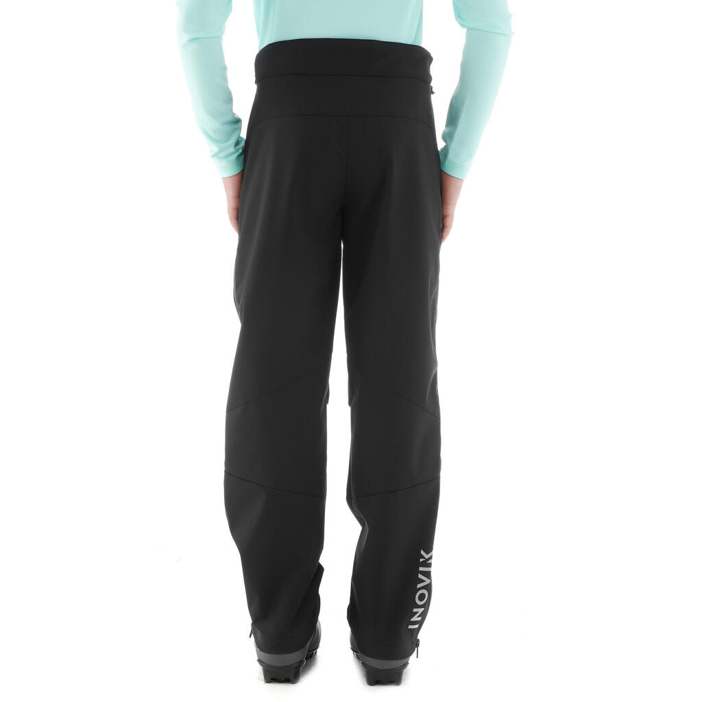 Kids’ Cross-country Skiing Overtrousers XC S OVERP 150 - Black