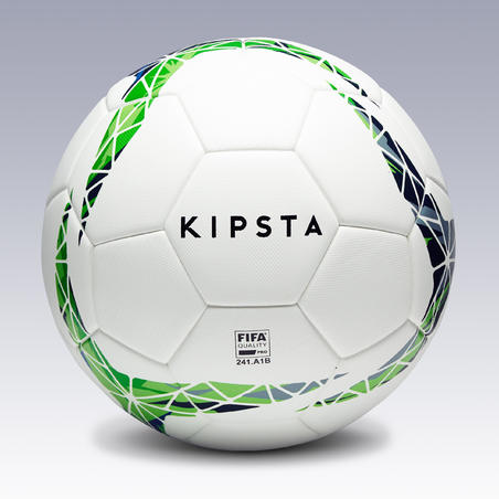 Термоскріплений футбольний м'яч F900 FIFA PRO, розмір 5 - Білий/Зелений