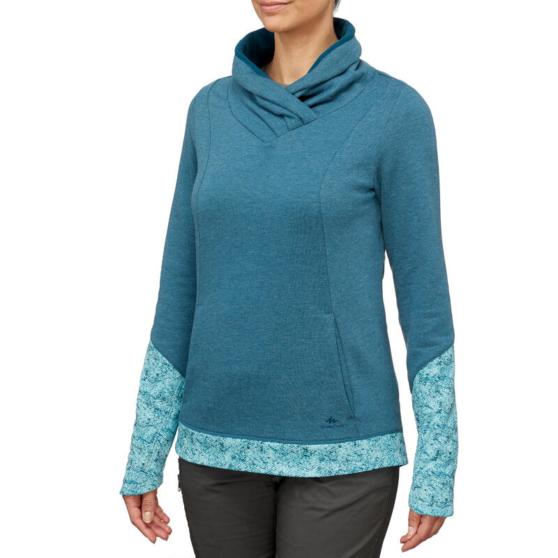 Pull de randonnée nature - NH500 - Femme