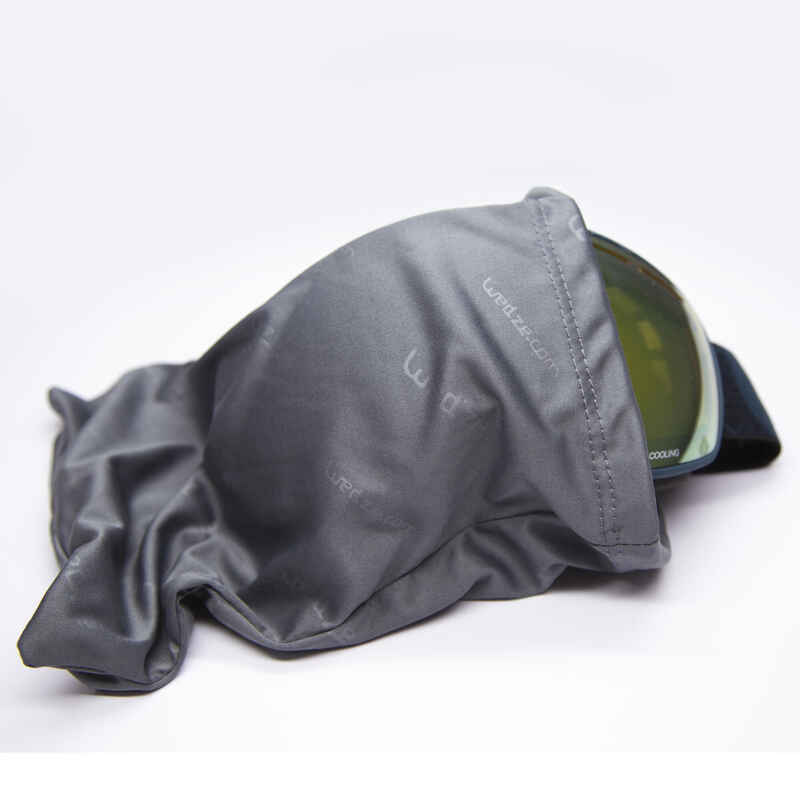 SKI AND SNOWBOARD GOGGLES CASE B 100 GREY Decathlon