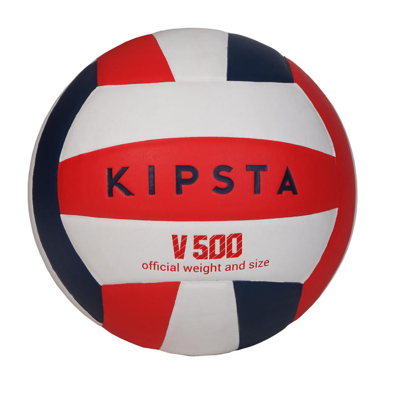 Balón de voleibol V500 blanco, azul y rojo Balón de voleibol V500 blanco, azul y rojo