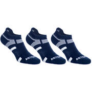 Adult Tennis Socks Low Ankle x3 - RS560 Navy Blue
