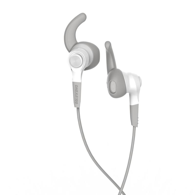 Onear 100 Running Earphones White And Grey