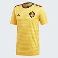 Fotbollströja Belgien bortra vuxen gul Populärt - Fotbollströja BELGIEN vuxen ADIDAS - T-shirts - Herr