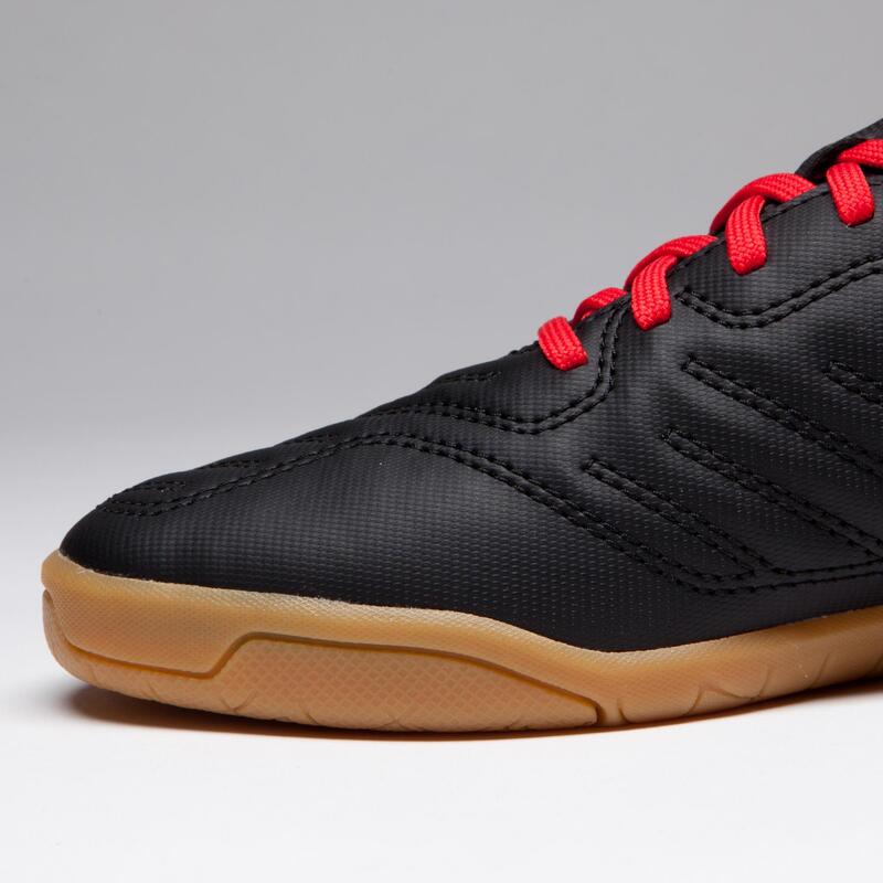 Chaussures de Futsal baby Agility 100 noire rouge