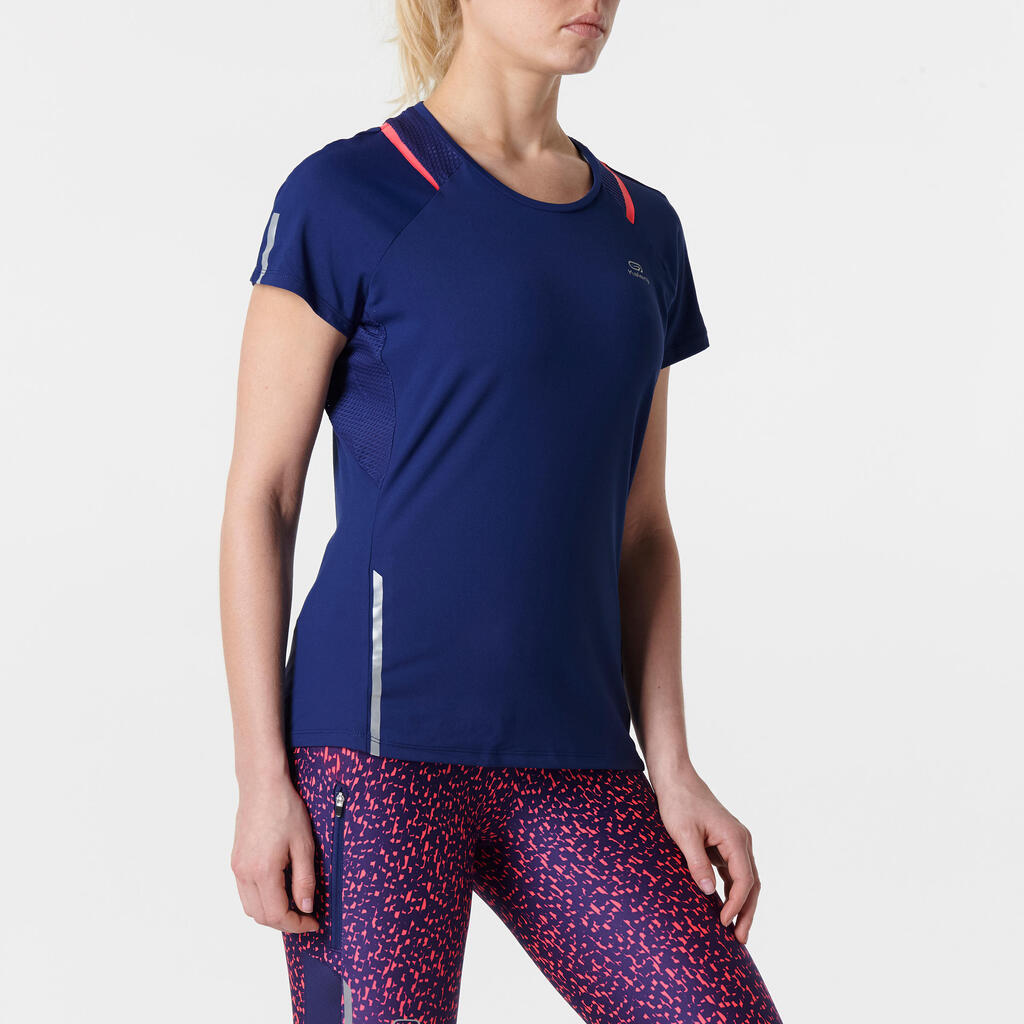 Laufshirt kurzarm Run Dry+ Damen rosa