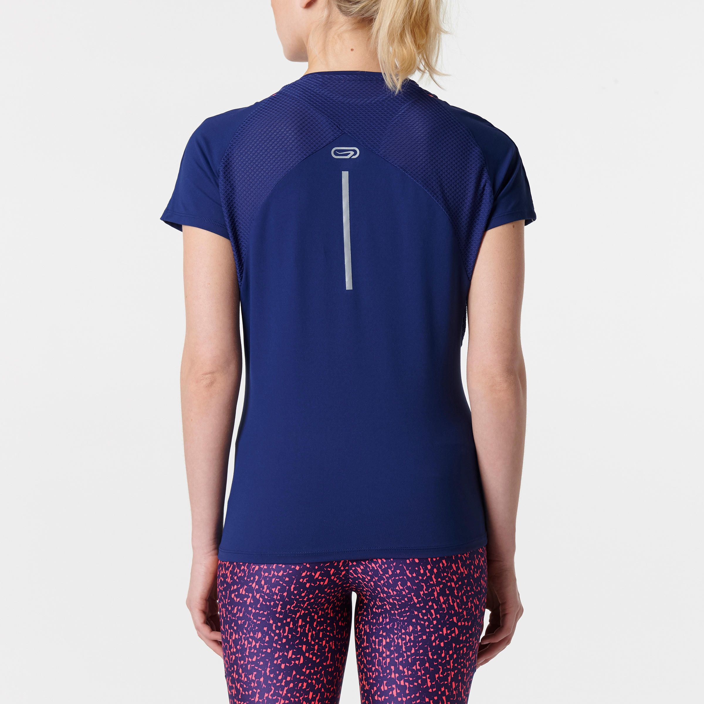 

Run Dry+ Women's Running T-shirt - Navy, Blue