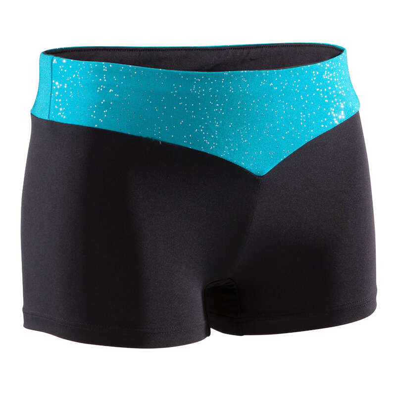 WOMEN ARTISTIC GYM APPAREL, HAND GRIP Clothing - 500 Artistic Gymnastics Shorts DOMYOS - Bottoms