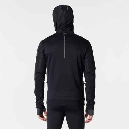 RUN WARM+ MEN'S RUNNING JACKET - BLACK