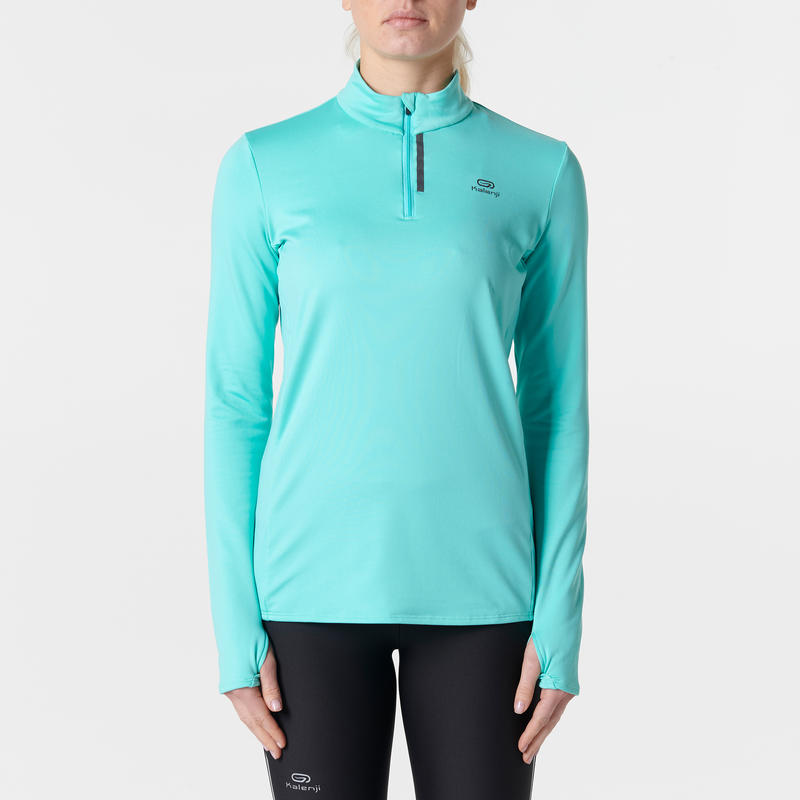 Download Run Warm Women's Running Long-Sleeved Jersey - Black