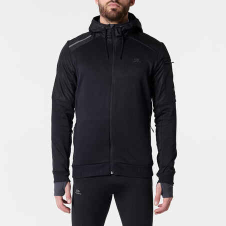 RUN WARM+ MEN'S RUNNING JACKET - BLACK