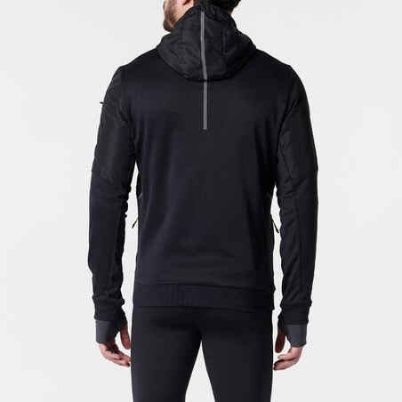 RUN WARM+ MEN'S RUNNING JACKET - BLACK