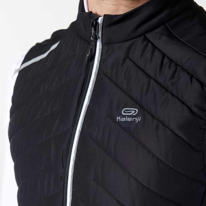 Kalenji GILET SANS MANCHE RUNNING HOMME RUN WARM+ NOIR ...