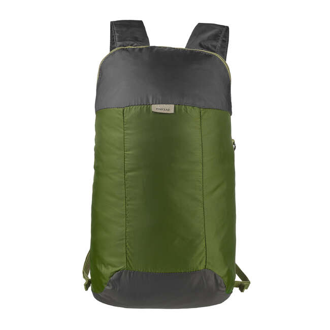 Mochila Ultra Compacta 10 Litros Verde Escuro FORCLAZ À venda na