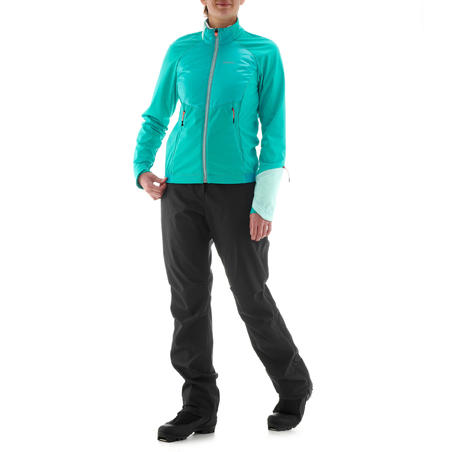 Crne ženske nadpantalone za kros-kantri skijanje 150