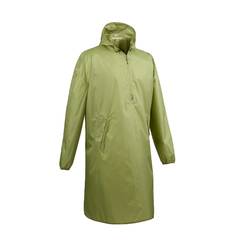Poncho Impermeable Montaña y Trekking, Forclaz 40L, Adulto, Talla XS, Verde