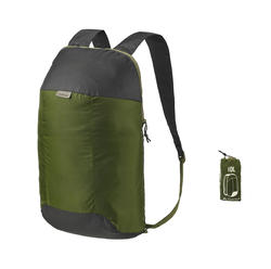 Sac à dos TRAVEL ultra compact 10 litres vert foncé
