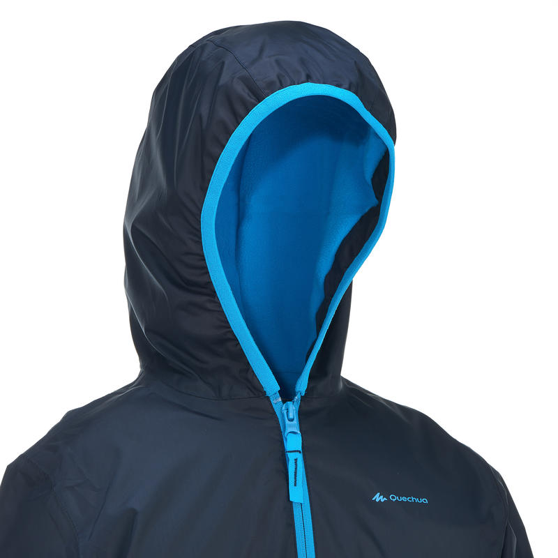 Boys 8-14 years winter hiking jacket SH50 WARM - blue Boys 8-14 years winter hiking jacket SH50 WARM - blue