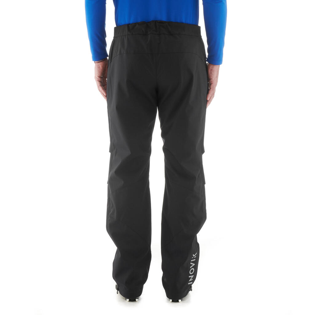 MEN'S Cross-Country Skiing Over-Trousers XC S OVERP 150 - Black