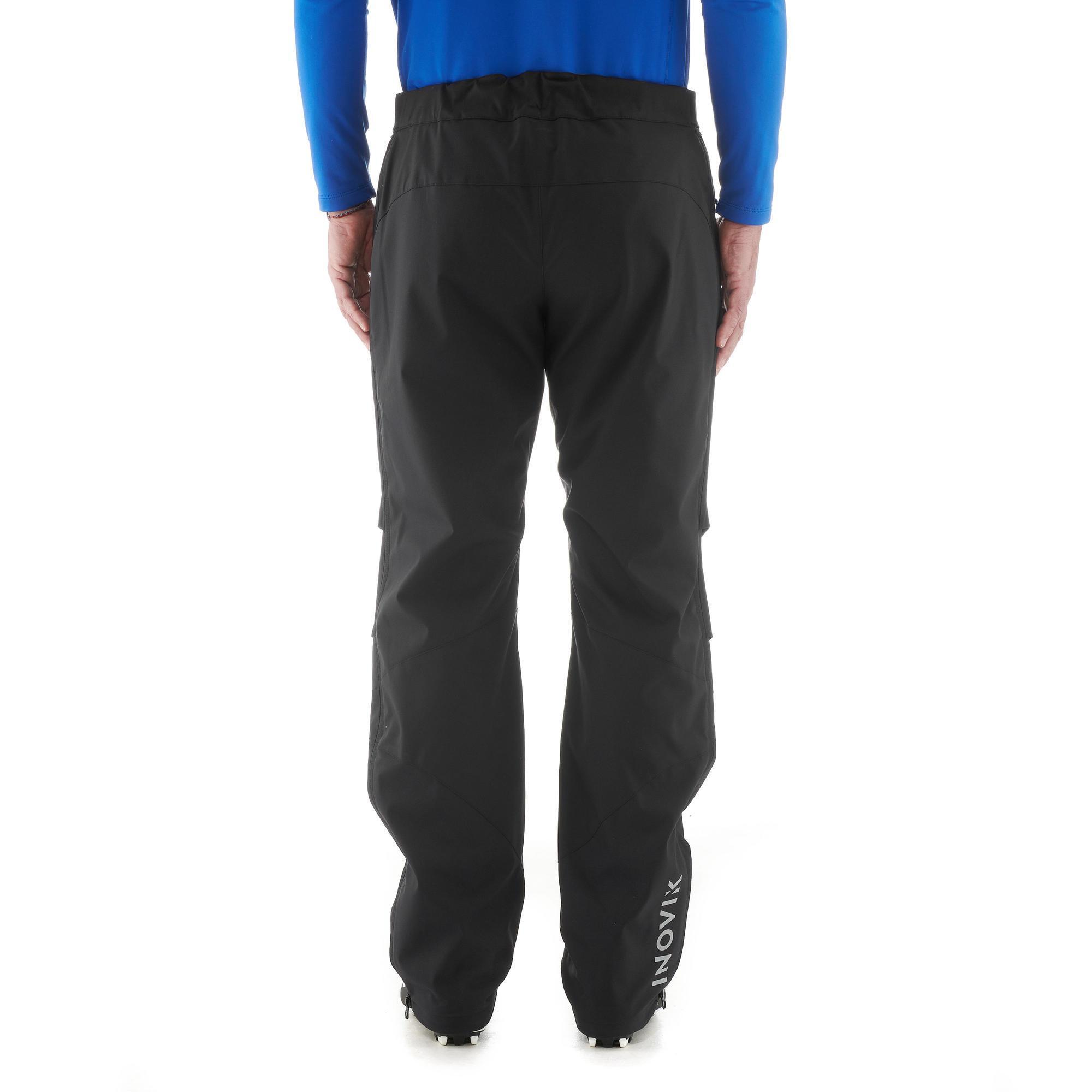 MEN'S Cross-Country Skiing Over-Trousers XC S OVERP 150 - Black 3/6