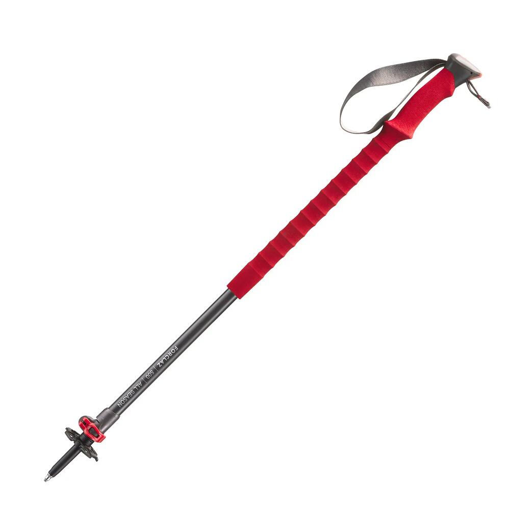 Bâton de randonnée Quechua SH500 All Season Rouge