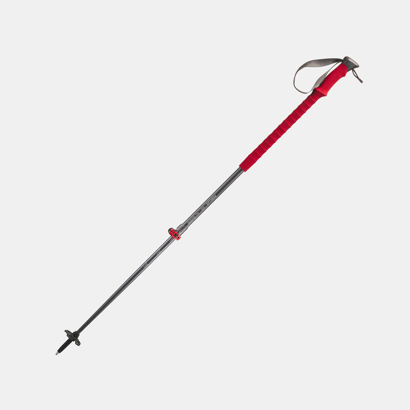 1 Hiking Pole Snow SH500 All season Red Decathlon