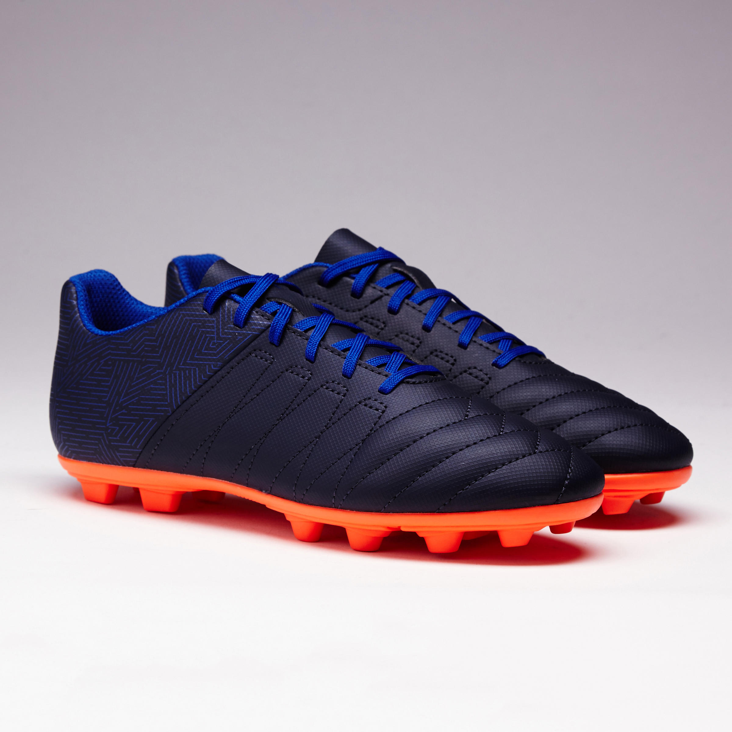 orange kids cleats