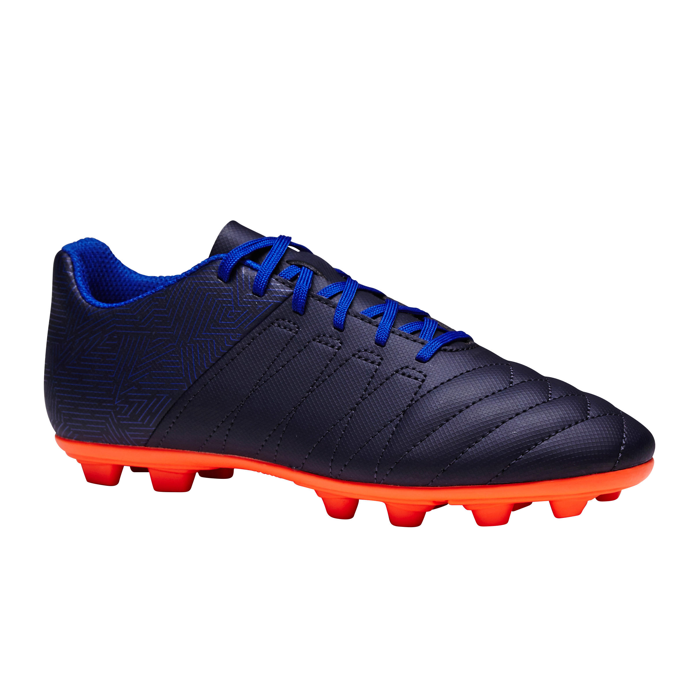 blue and orange football boots