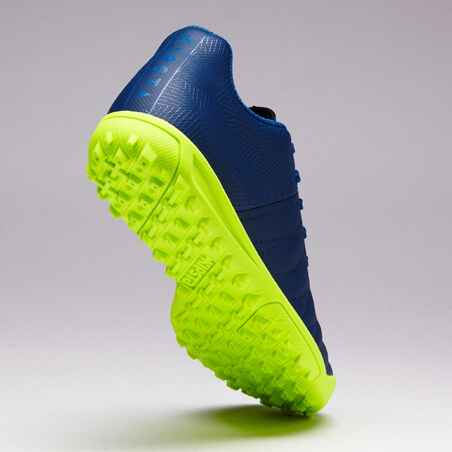 Agility 140 HG Kids' Firm Pitch Football Boots - Blue/Yellow