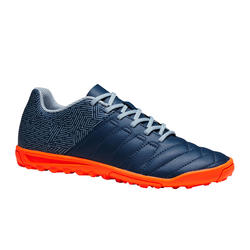 Fußballschuhe Nocken Agility 140 HG Kinder grau/orange