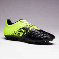 Agility 500 FG Adult Dry Pitches Football Boots - Black/Yellow