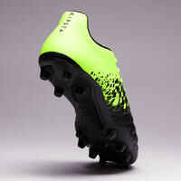 Agility 500 FG Adult Dry Pitches Football Boots - Black/Yellow