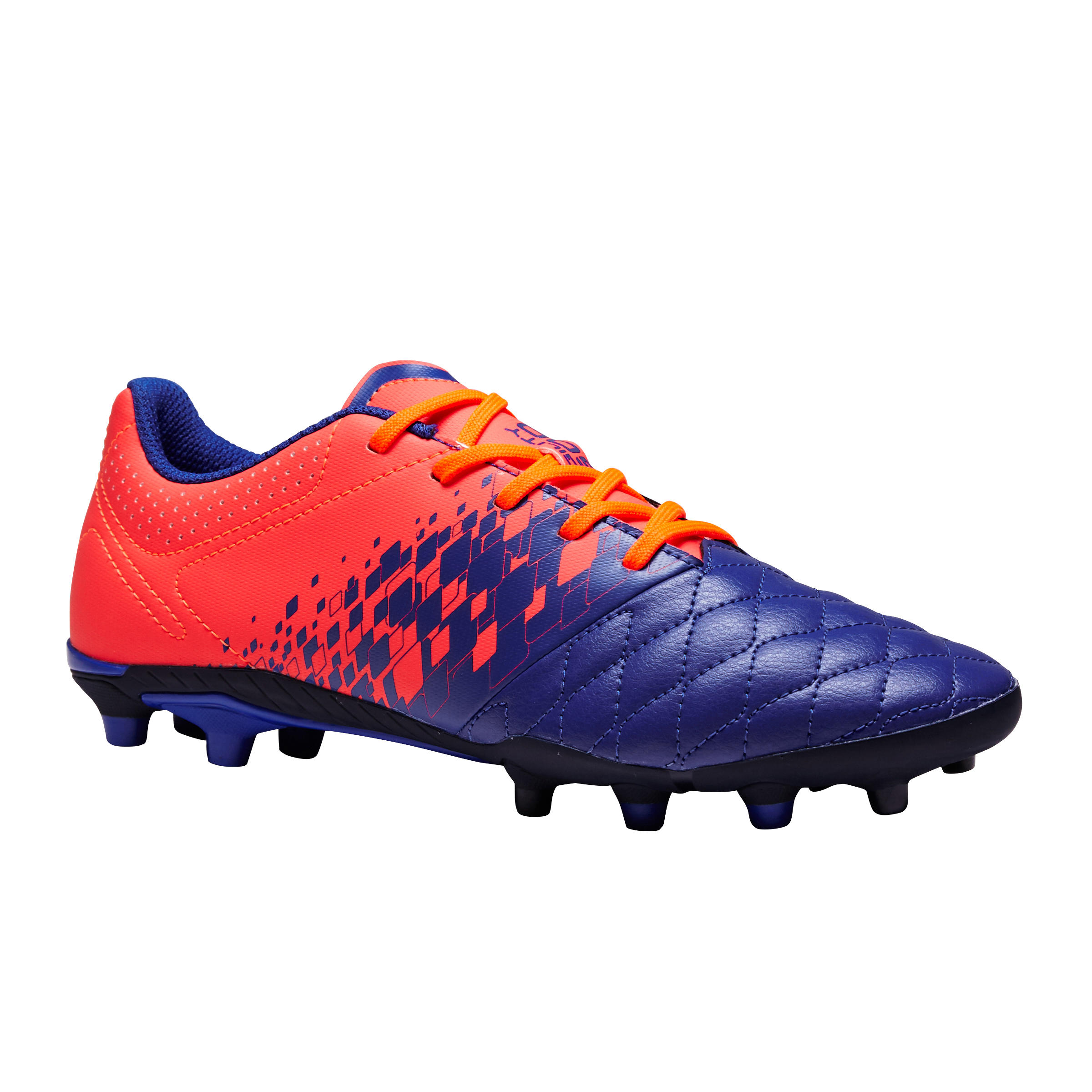 blue and orange football boots